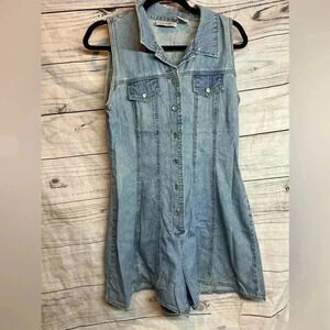 True blue vintage Jean romper